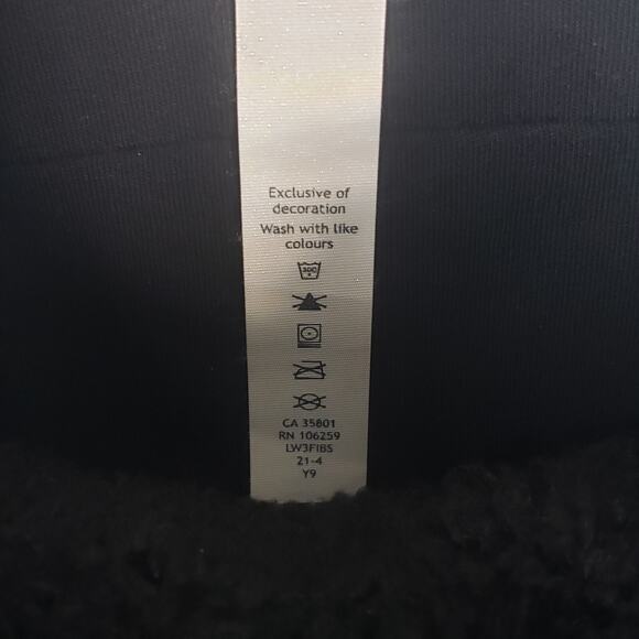 Lululemon Warm Restore Sherpa Pullover Women 10 Black Fleece Sweater Cozycore - Picture 6 of 9